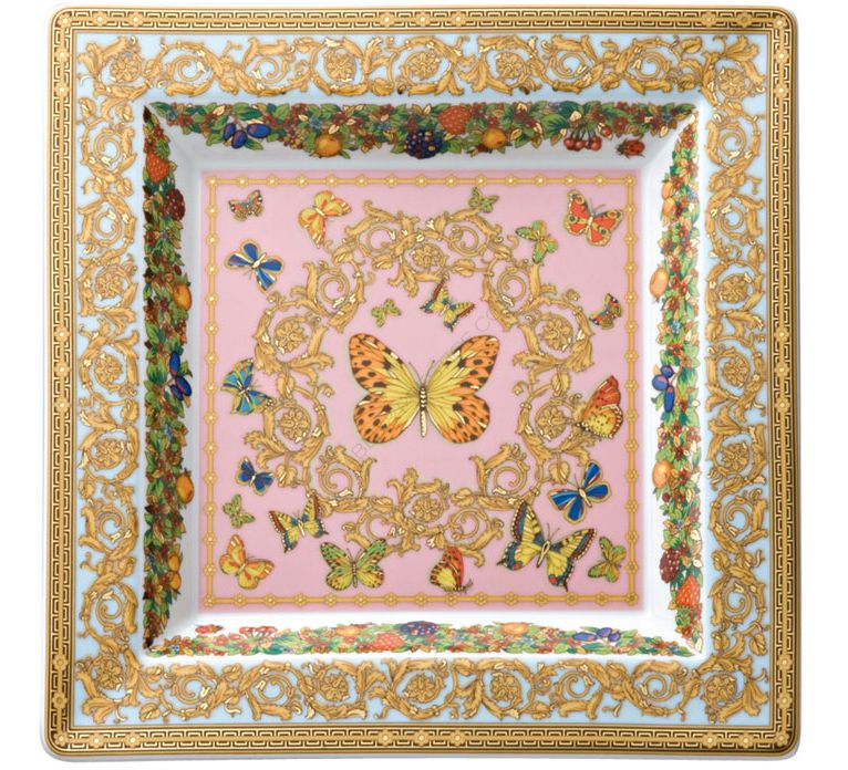 Decoration series le jardin de versace dish 22 cm le grand